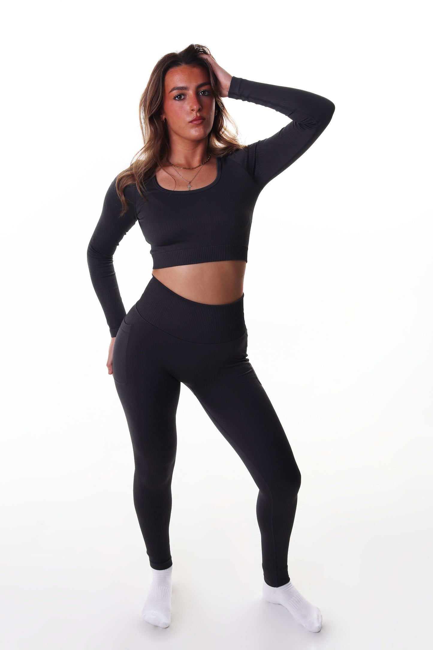 LANULA Ribbed Seamless Top