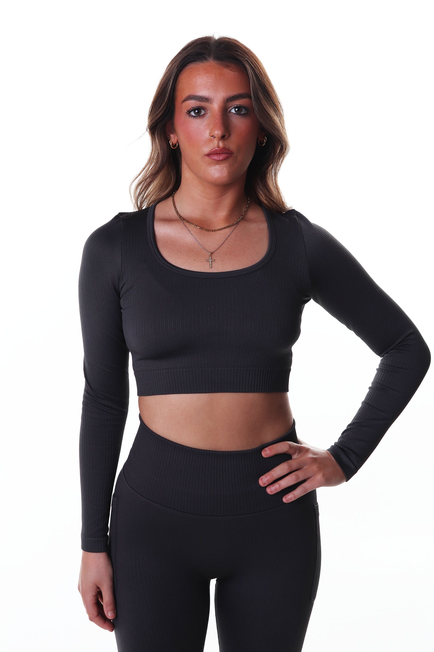 LANULA Ribbed Seamless Top